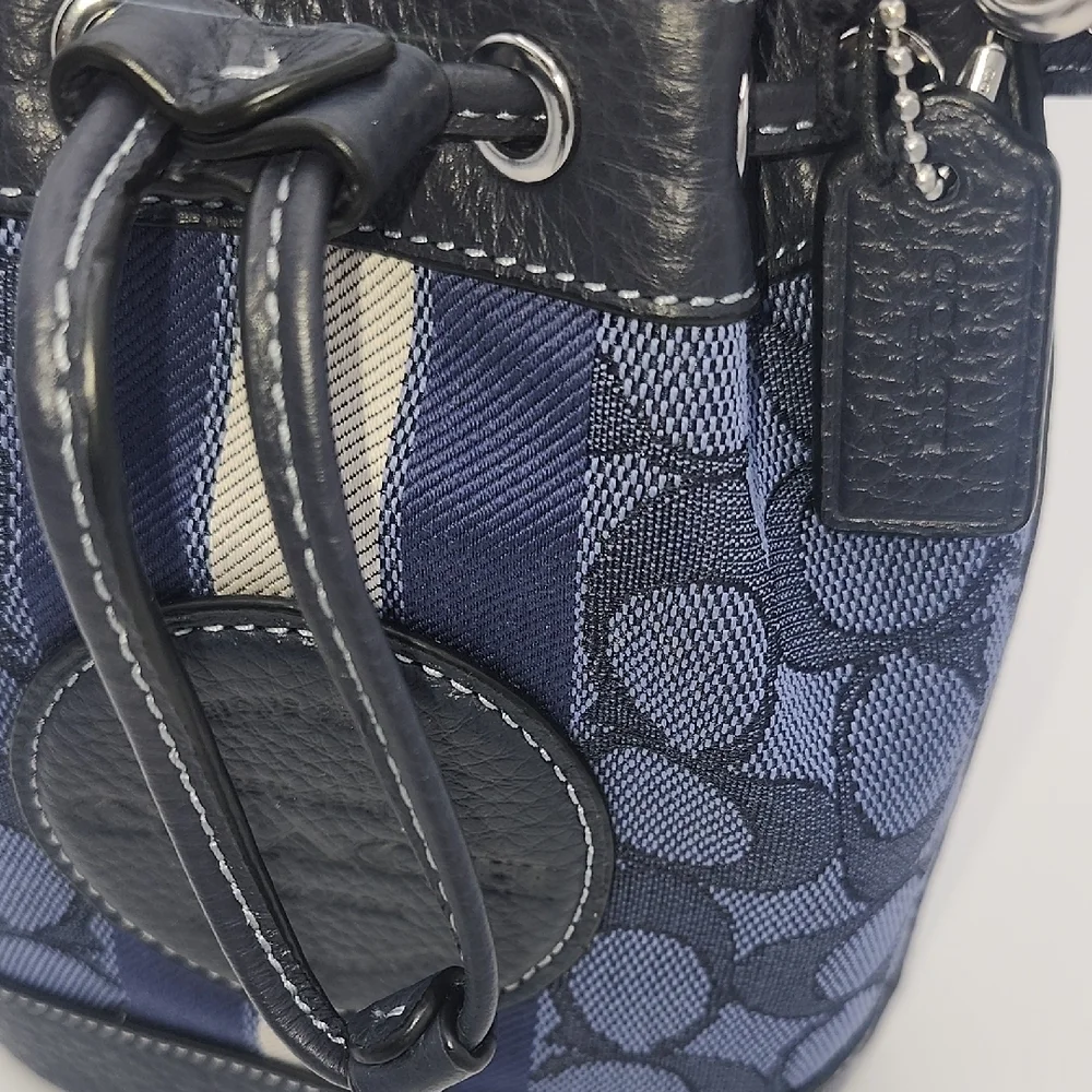 Coach Navy and Black Mini Bag - Picture 7 of 7